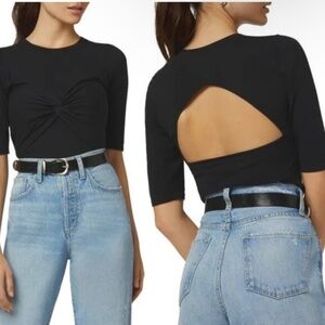 Favorite Daughter Twist Cutout T Shirt- NWOT